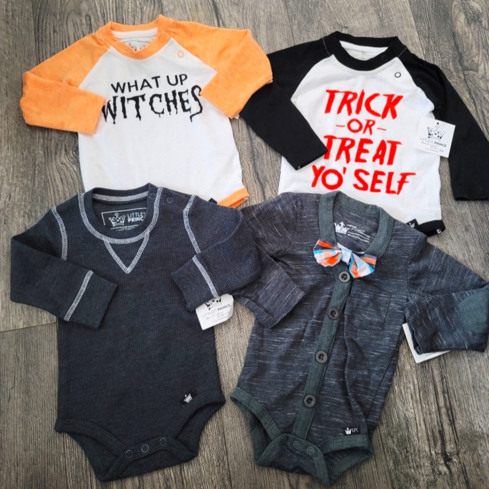 Littlest Prince onesie bundle